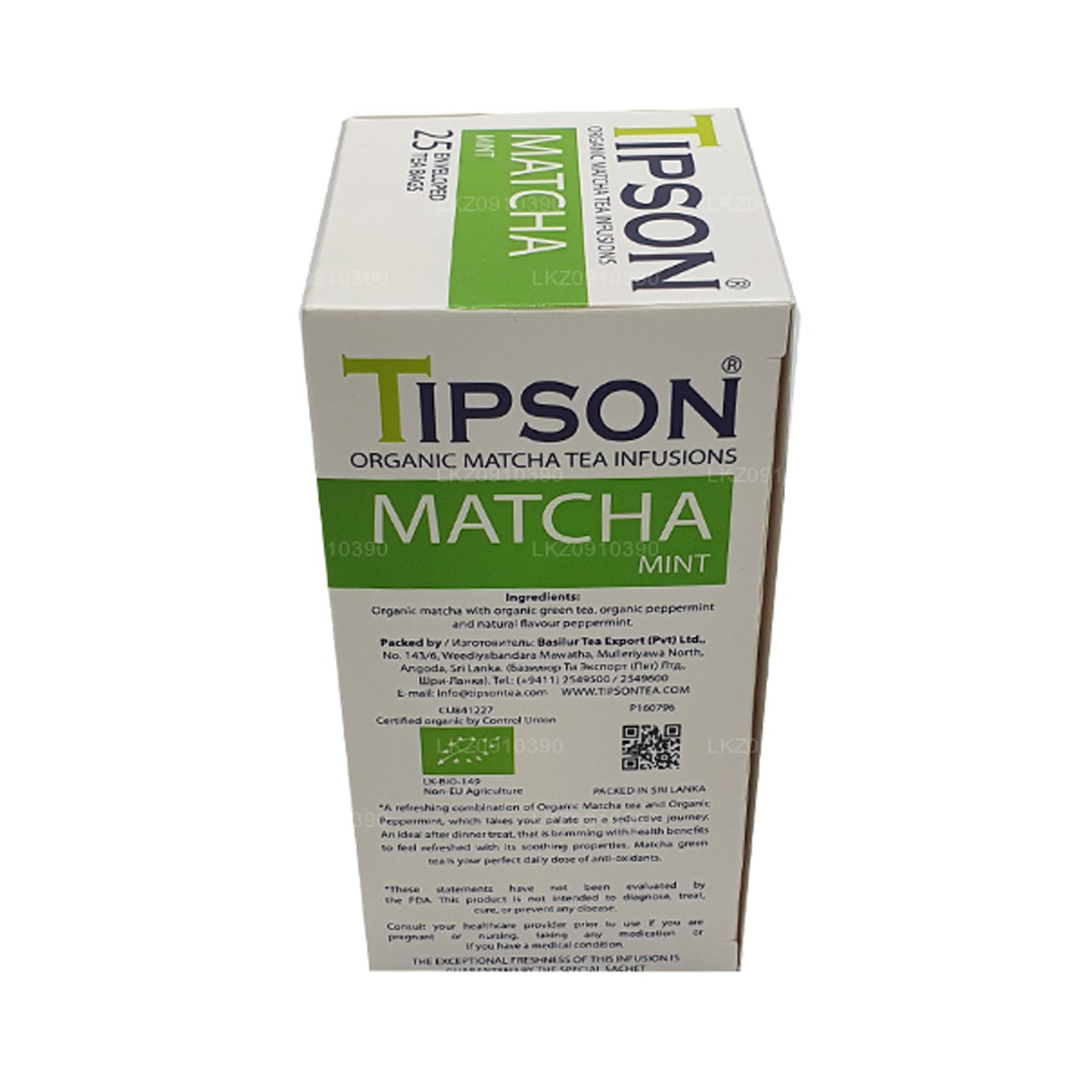 Tipson Tea Organic Matcha and Mint (37.5g)