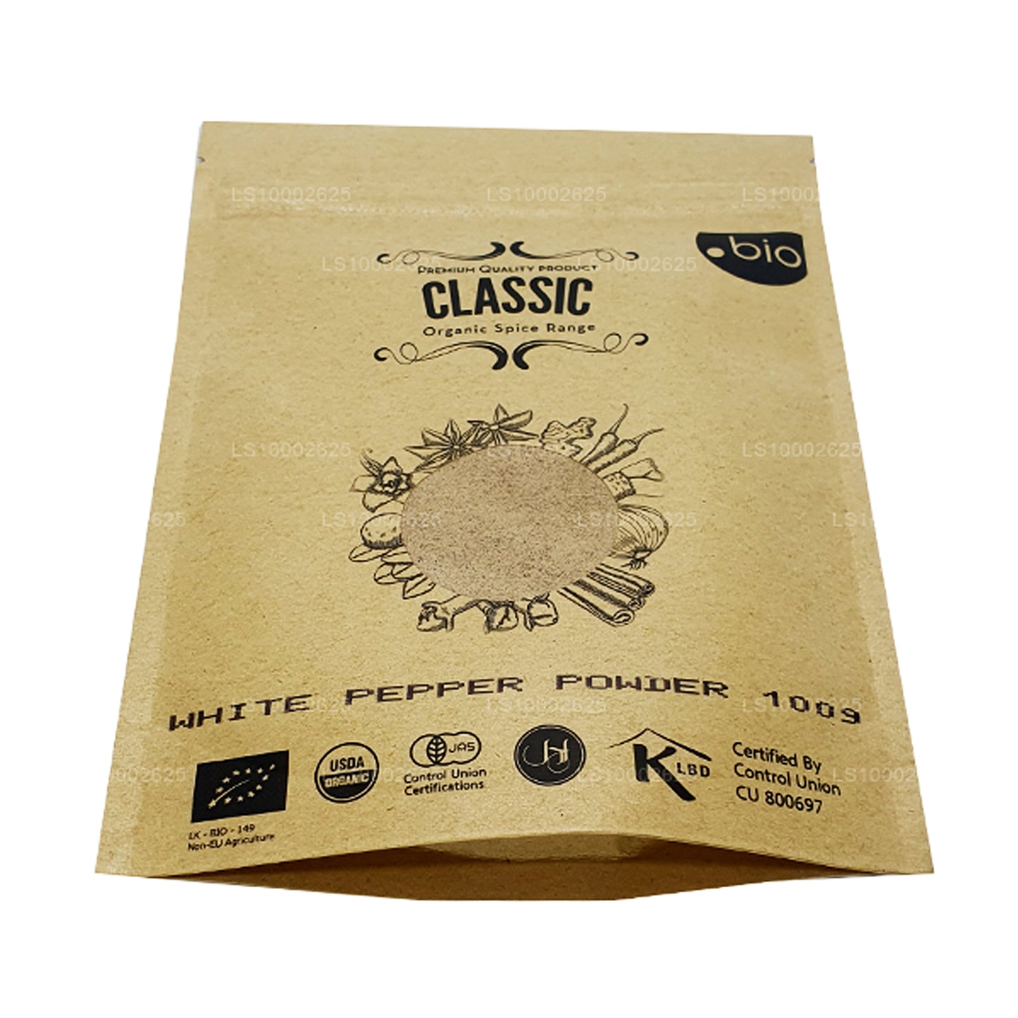 Lakpura Organic White Pepper Powder