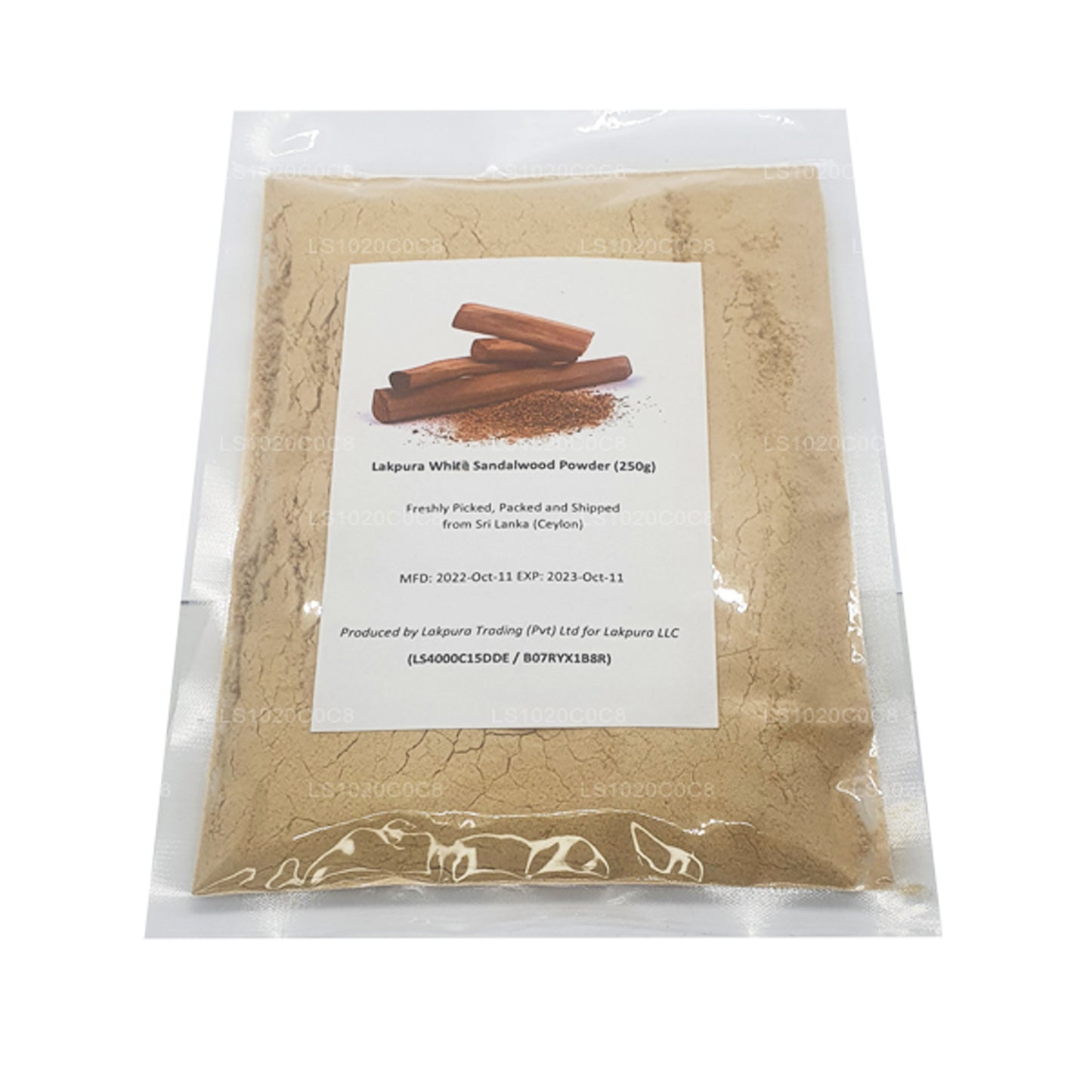 Lakpura White Sandalwood Powder (250g)