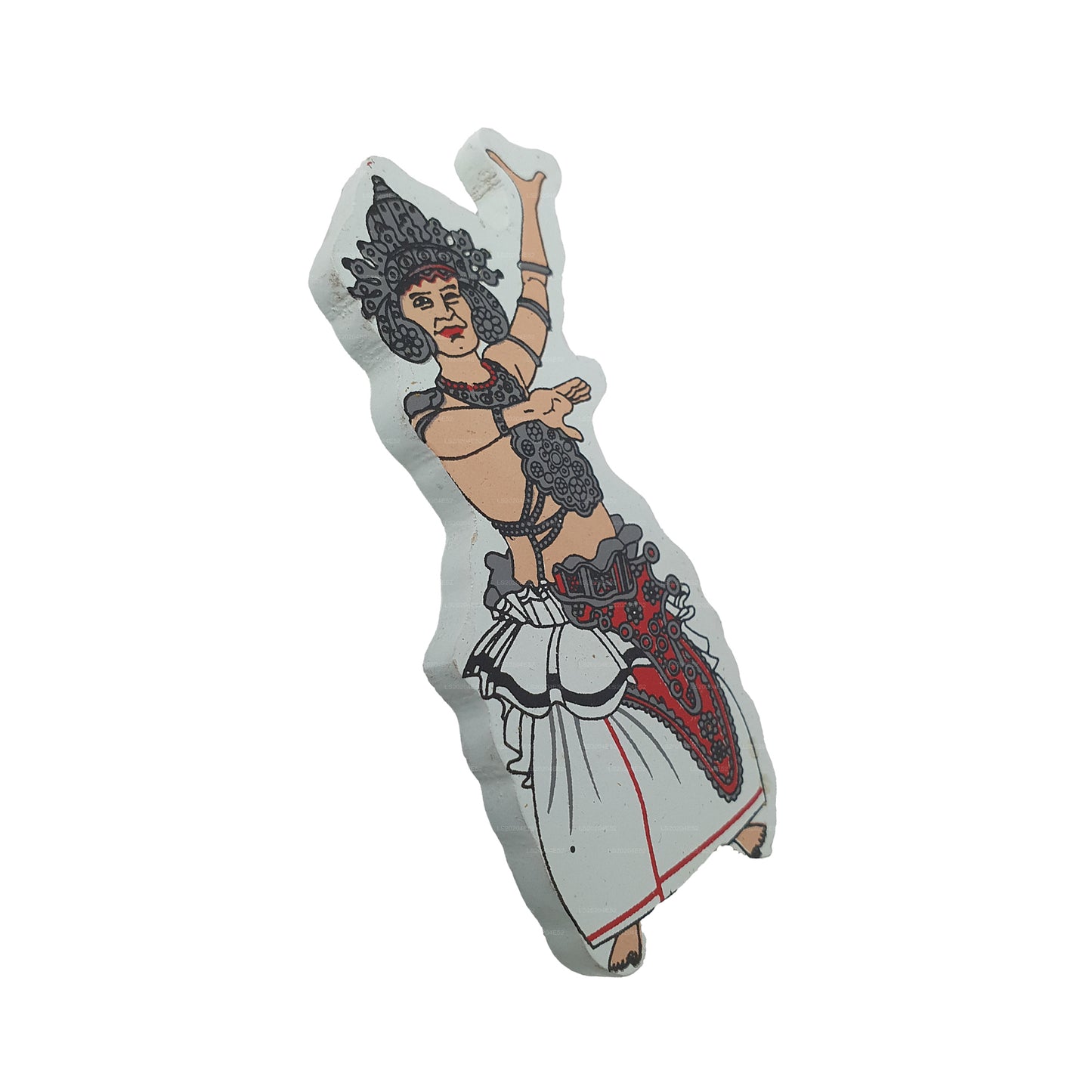 Sri Lankan Traditional Dancer Fridge Magnet