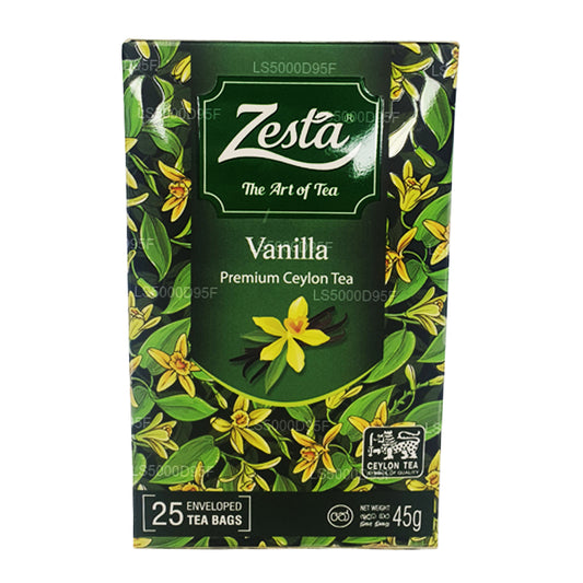 Zesta Vanilla Black Tea (45g) 25 Tea Bags