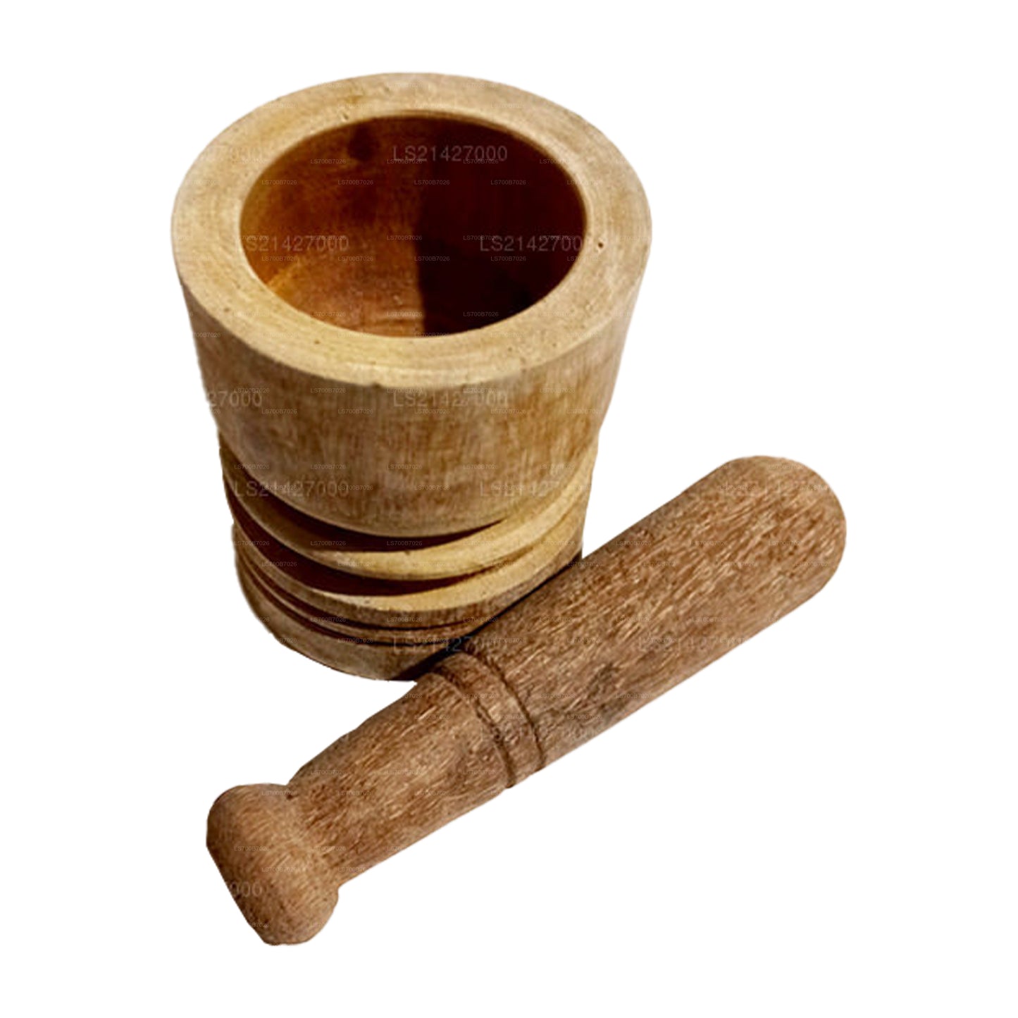 Wooden Mortar and Pestle