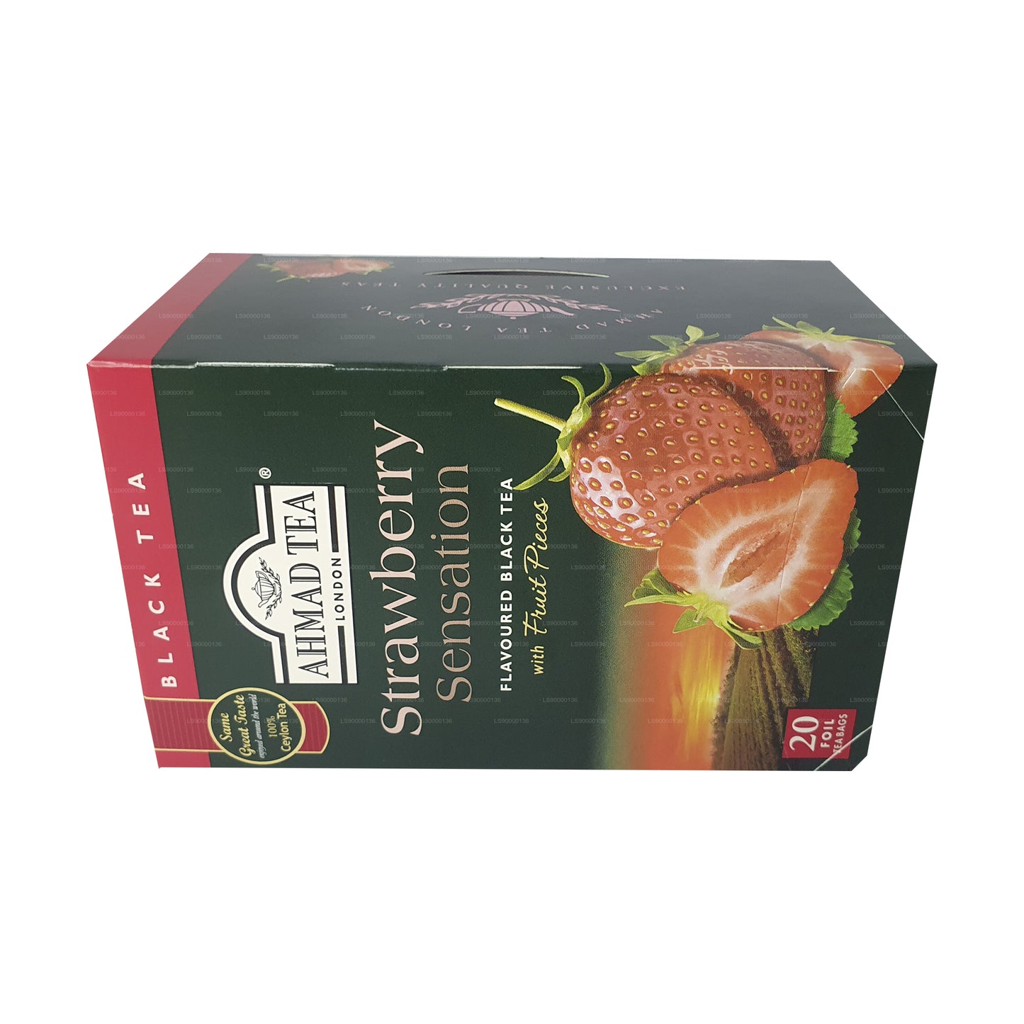 Ahmad Tea Strawberry 20 Foil Tea Bags (40g)