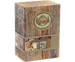 BASILUR -LIMITED EDITION - 2 GLASS TUBE IN PAULOWNIA WOODEN PRESENTER (100g)