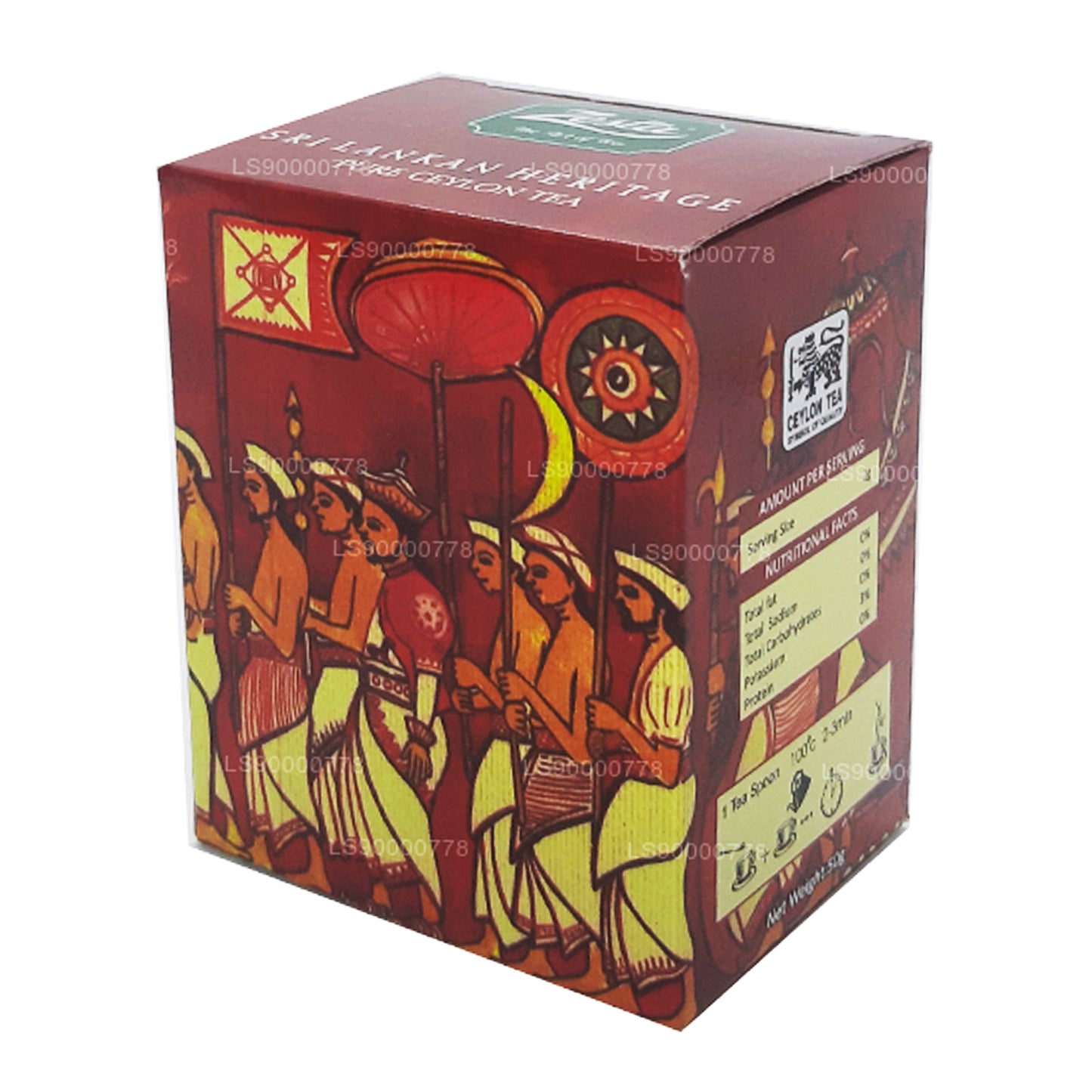 Zesta Sri Lankan Heritage Pure Ceylon Tea Kenilworth PEKOE 1 (100g)