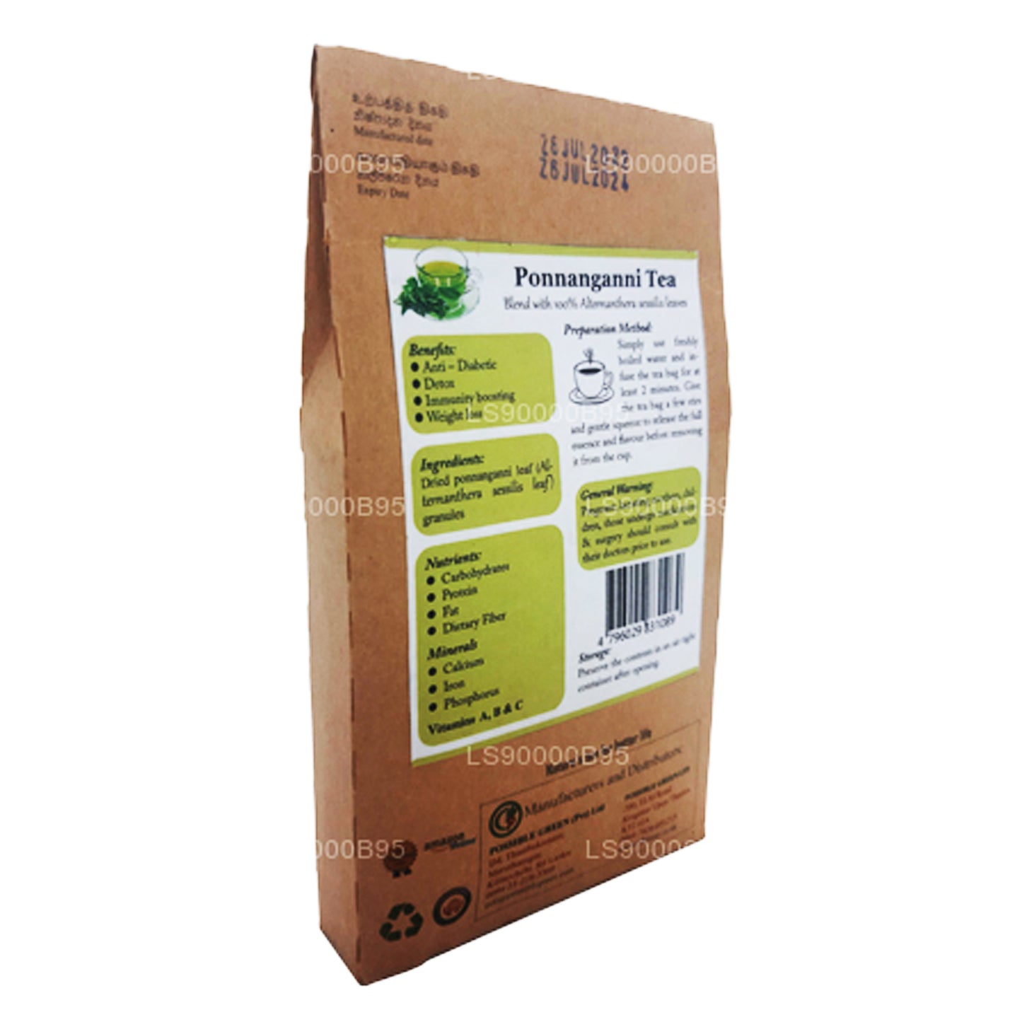 Lifetone Ponnanganni Tea (30g)