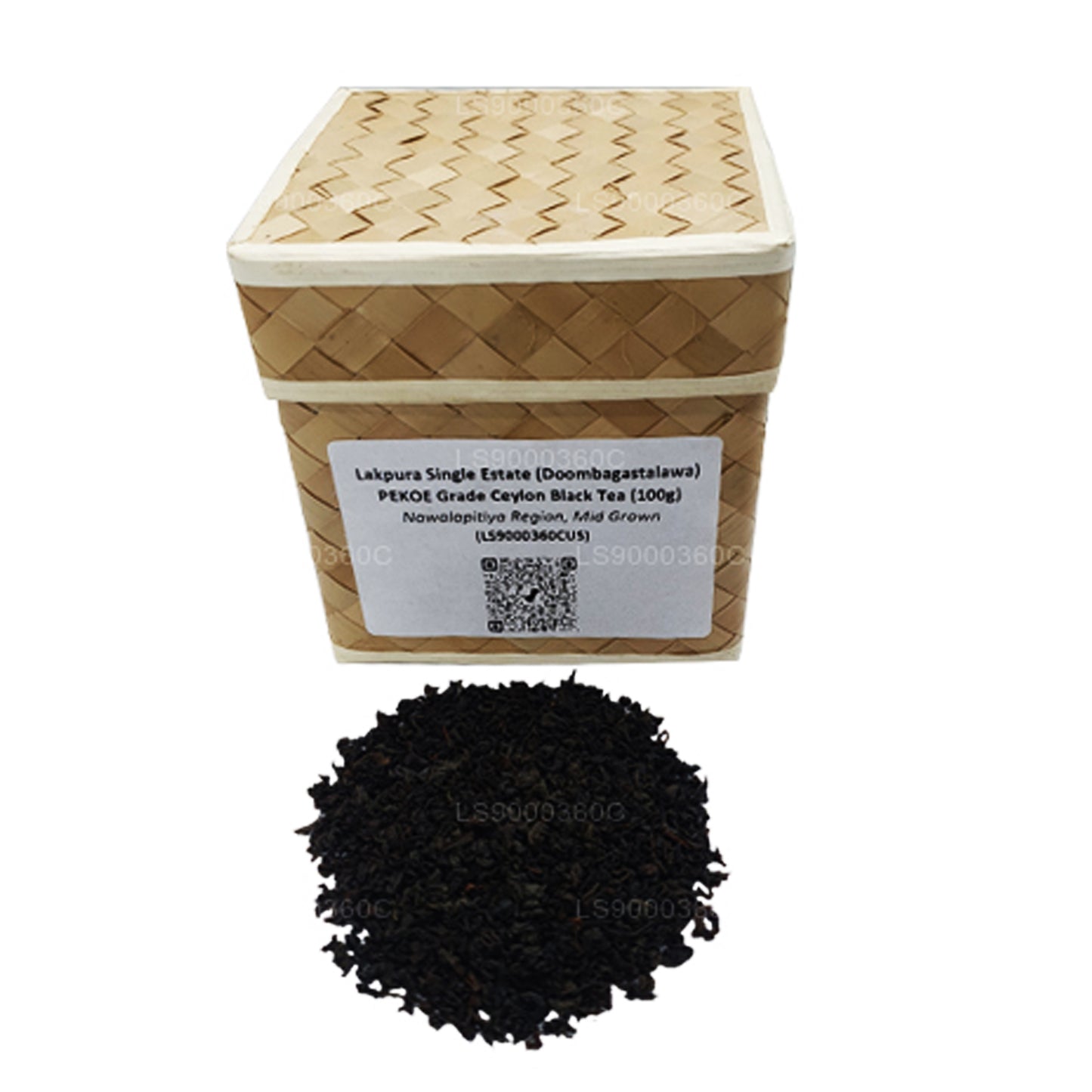 Lakpura Single Estate (Dombagastalawa) PEKOE Grade Ceylon Black Tea Box