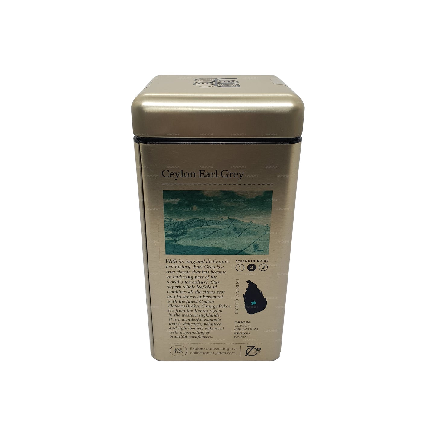 Jaf Tea Classic Gold Collection Ceylon Earl Grey Caddy (175g)