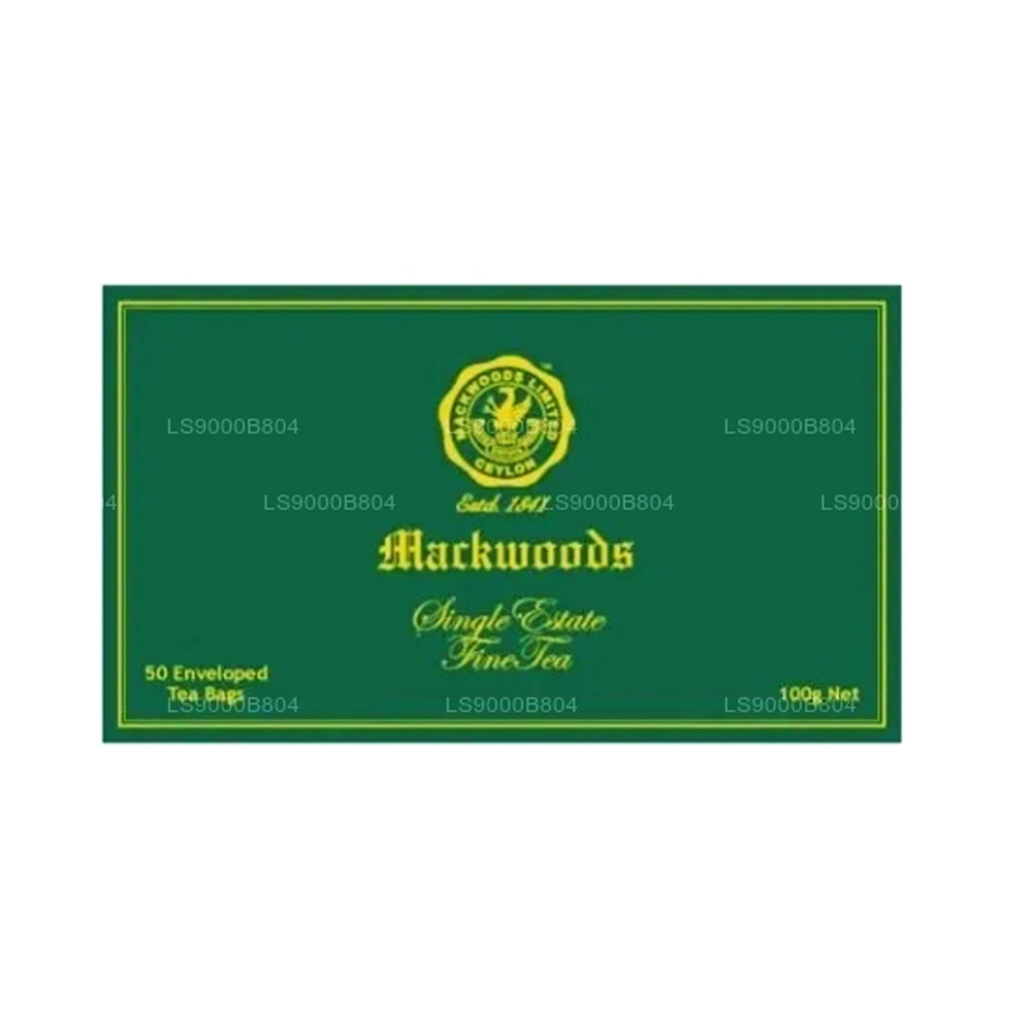 Mackwoods Classic, Fine Black Tea, In 50 Enveloped Tea Bags (100g)