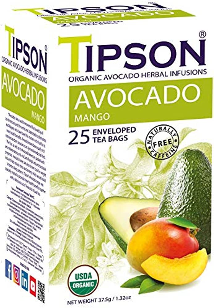 TIPSON - HERBAL - AVOCADO - BOX - FTBH - F&PE - ORGANIC - MANGO (37.5g)