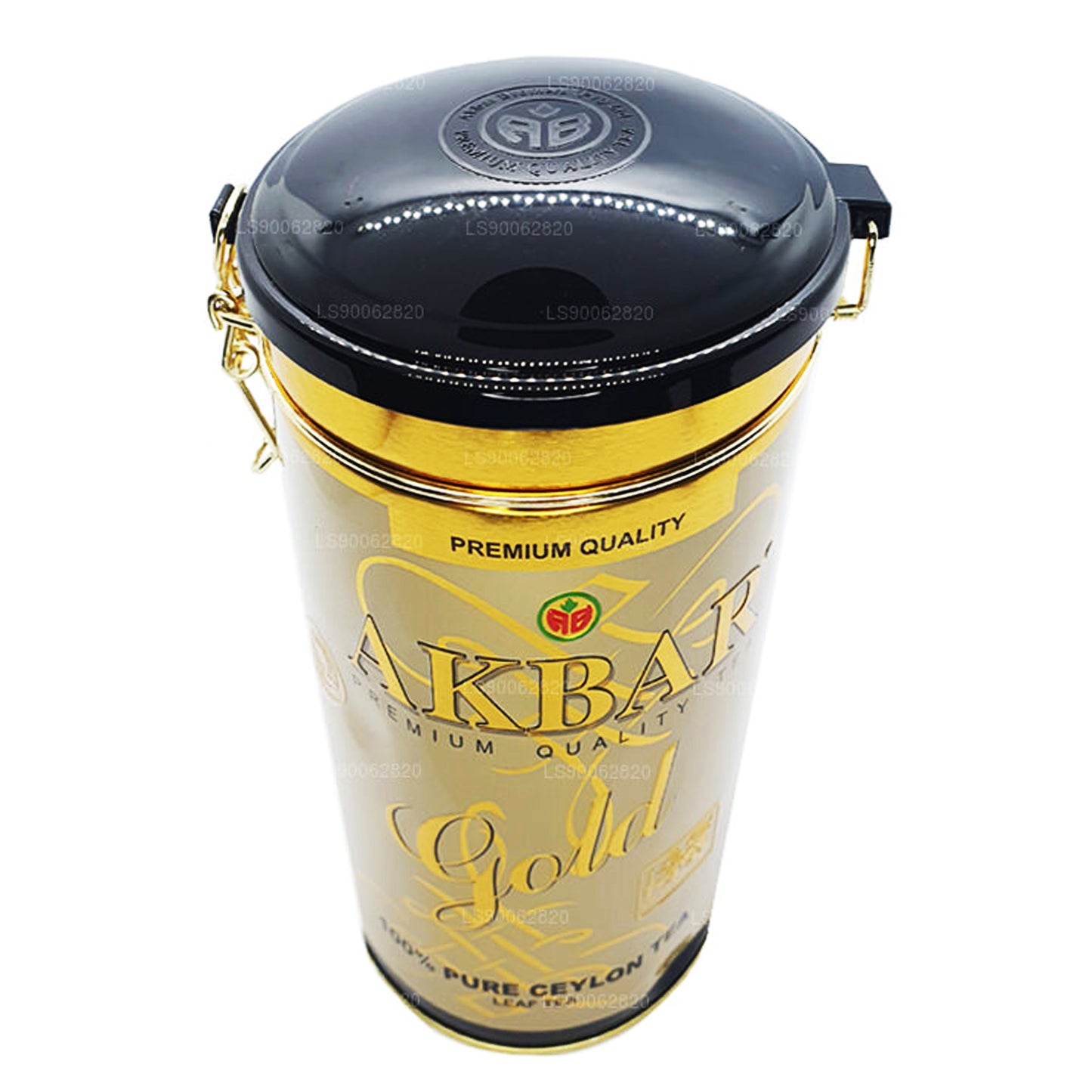 Akbar Premium Quality Gold Leaf Tea Caddy