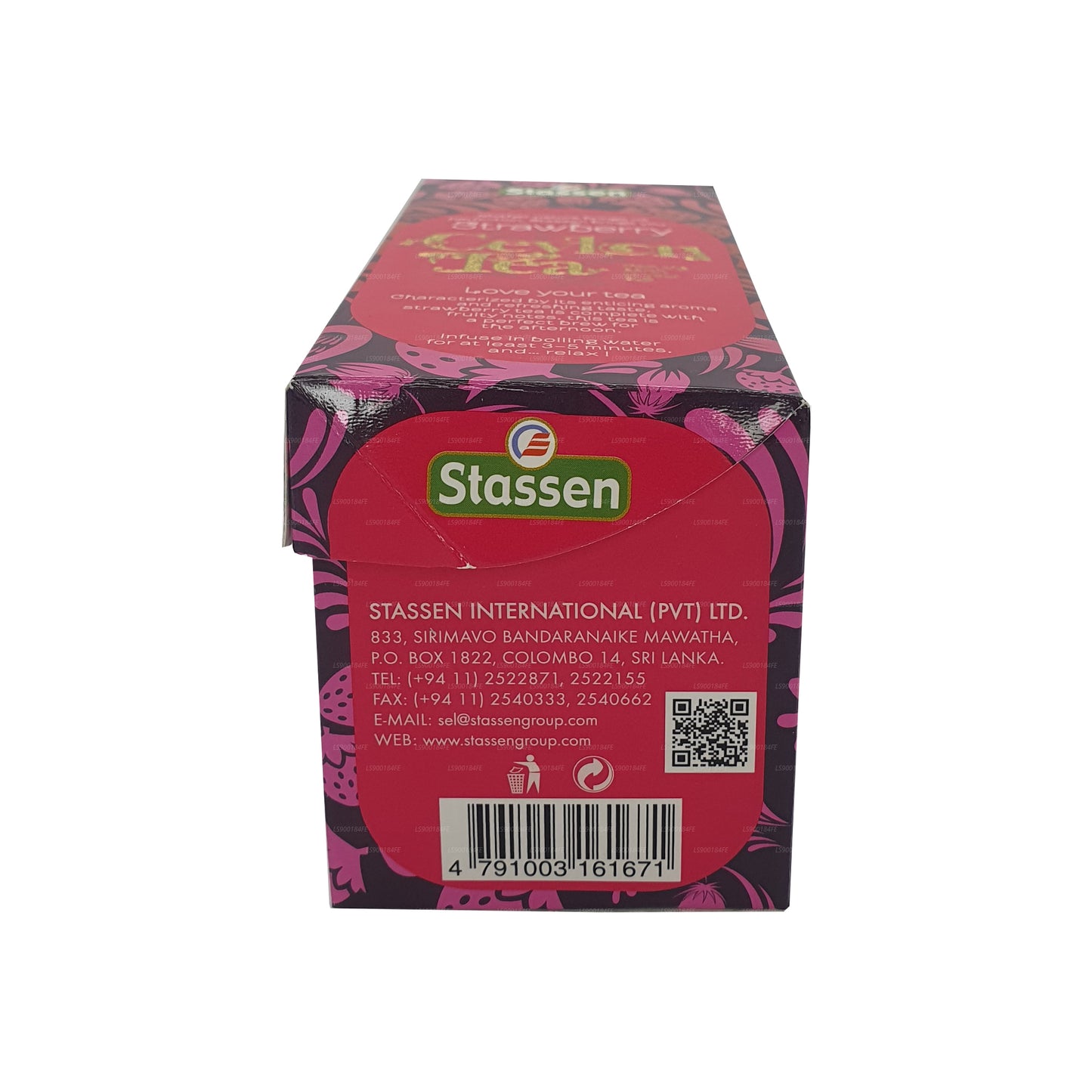 Stassen Strawberry Tea (37.5g) 25 Tea Bags