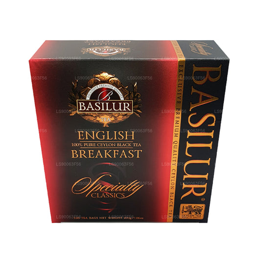 Basilur English Breakfast Pure Ceylon Black Tea Bags