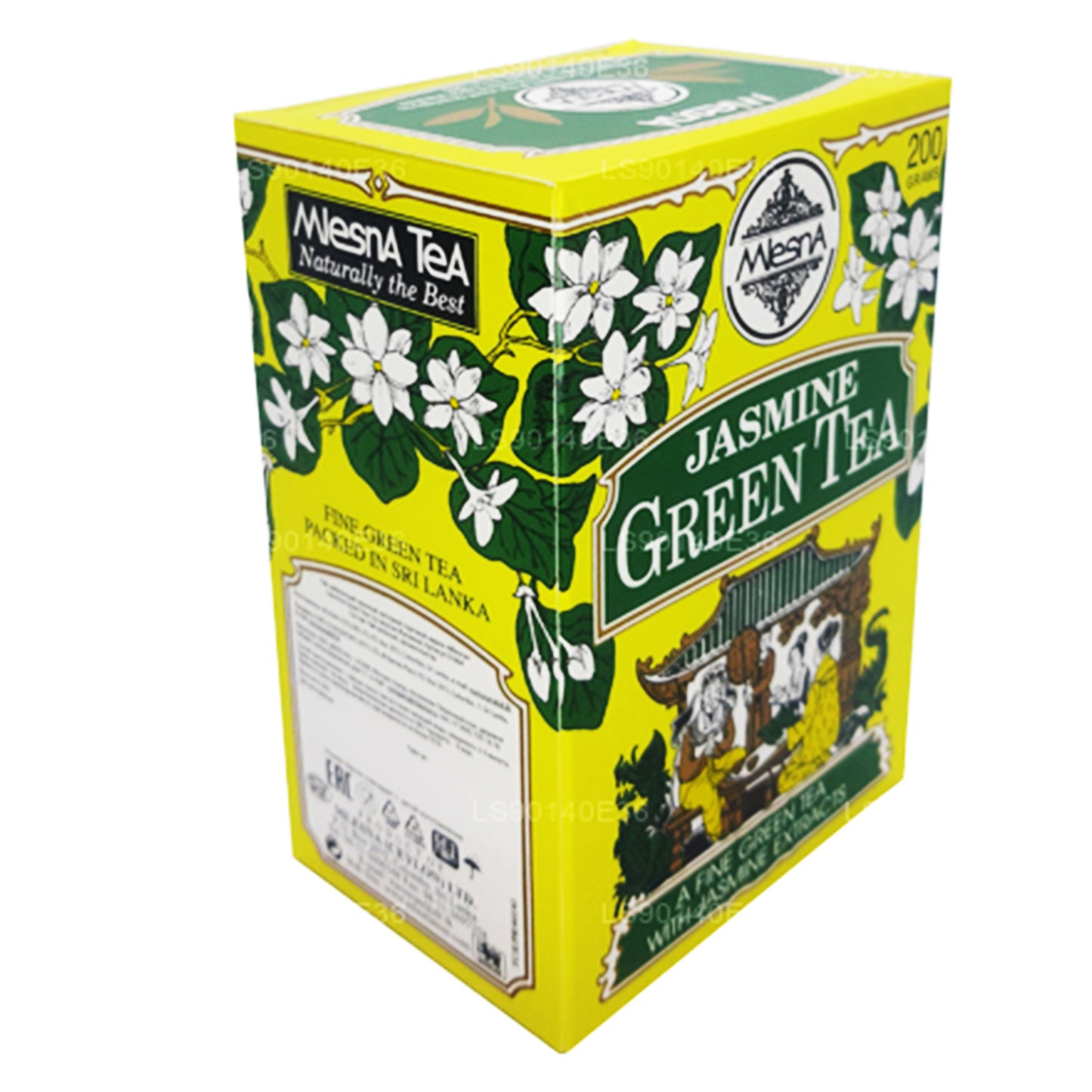 Mlesna Jasmine Flavored Loose Green Tea (200g)