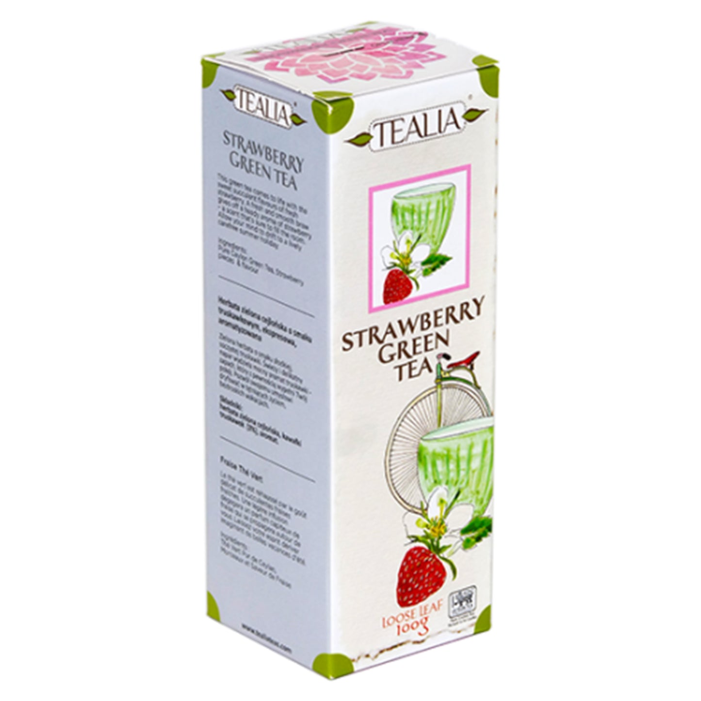 Tealia Strawberry Tea Refill Pack (100g)