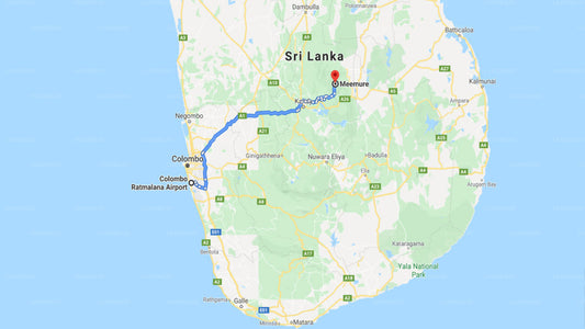 Ratmalana Airport (RML) to Meemure City Private Transfer