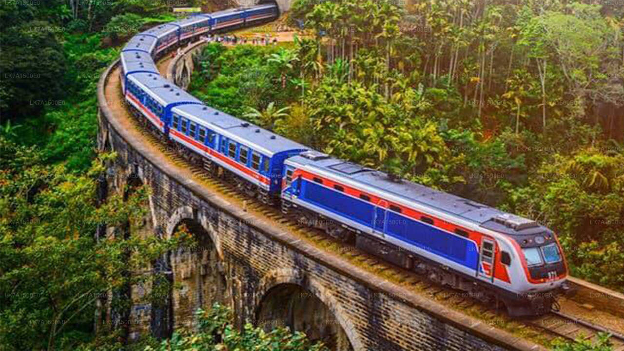 Colombo to Ella train ride on (Train No: 1001 "Denuwara Menike")