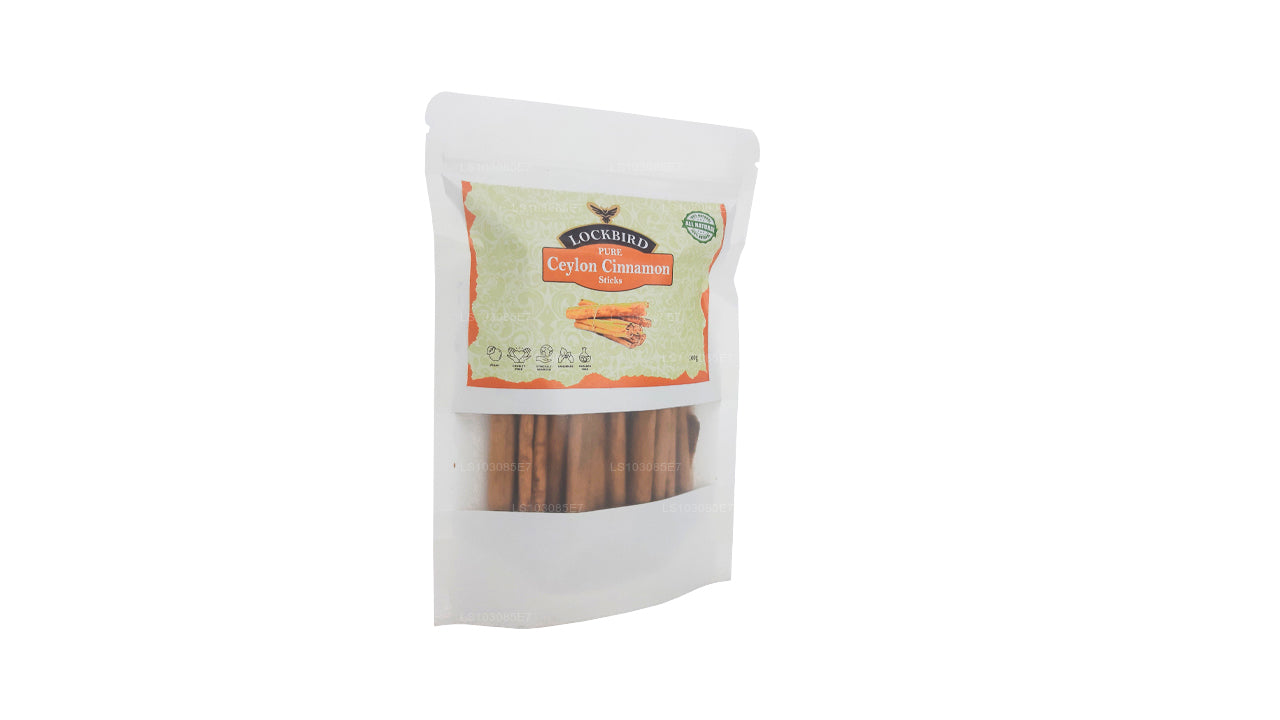 Lockbird Pure Ceylon Cinnamon Sticks (100g)