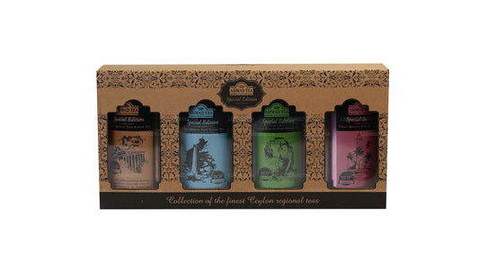 Ahmad Tea Regional Tea Caddy - 4 x 100g (400g)