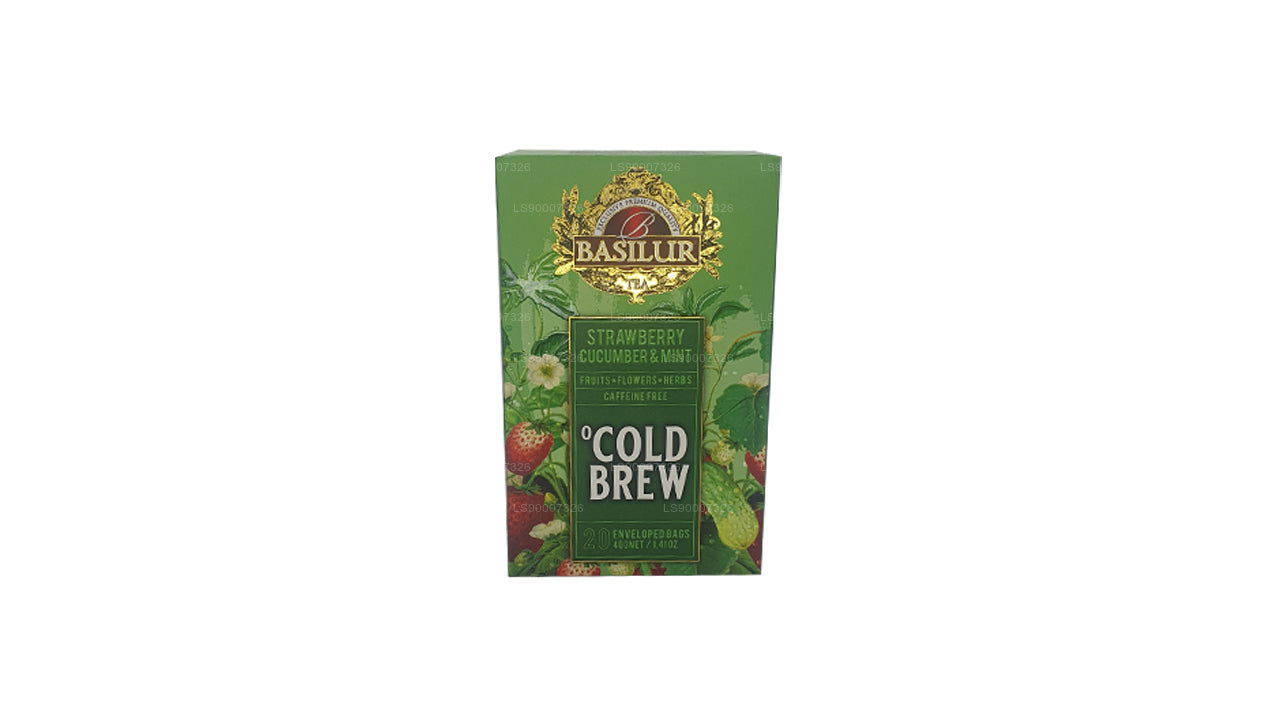 Basilur Cold Brew "Strawberry Cucumber and Mint" (40g) Box