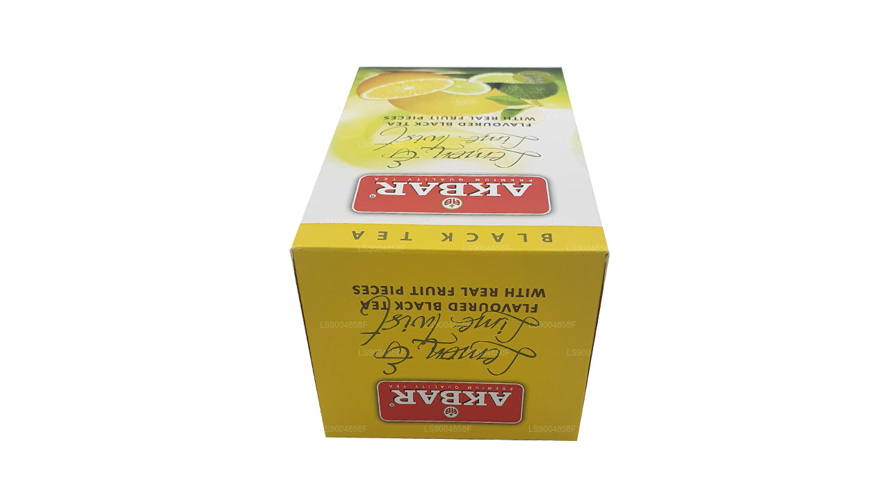 Akbar Lemon and Lime Twist Tea (40g) 20 Tea Bags