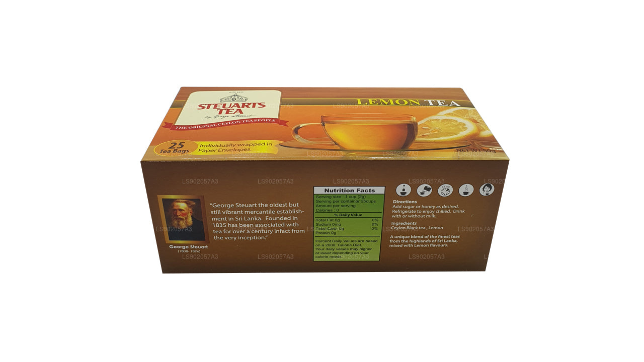 Steuart Lemon Tea (50g) 25 Tea Bags